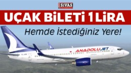 Anadolujet’ten 1 liraya Uçuş Yapmak İster misiniz?