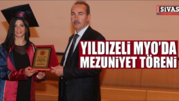 CÜ Yıldızeli Meslek Yüksekokulu’nda Mezuniyet Töreni Düzenlendi.