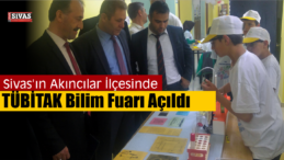 Akıncılar’da TÜBİTAK Bilim Fuarı Açıldı