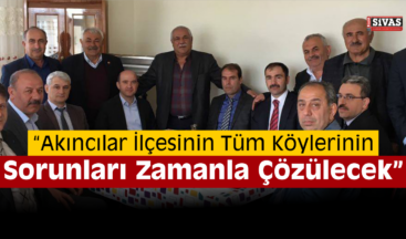 Akıncılar Kaymakamı Karagöz’ün Köy Ziyaretleri