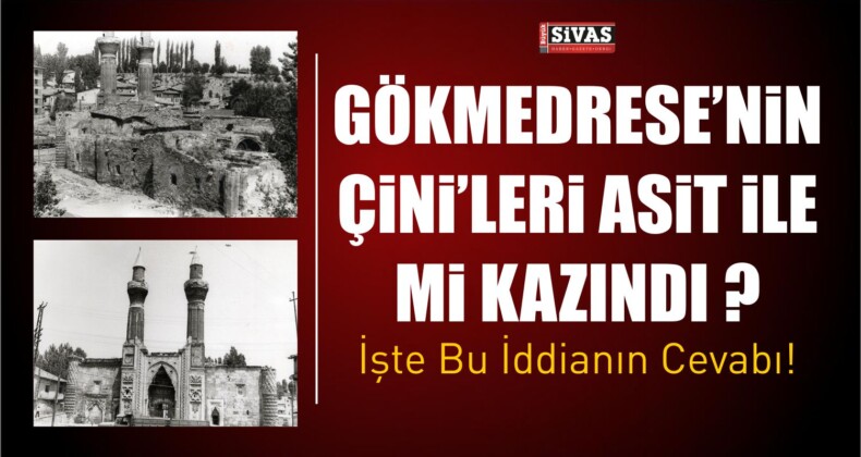 Gökmedrese’nin Çinilerinin Asitle Kazındığı İddiası