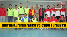 Zara’da Kurumlararası Voleybol Turnuvası