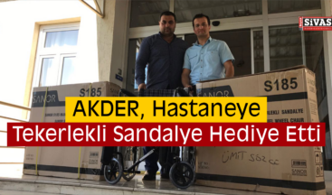 AKDER’den Akıncılar Hastanesi’ne Tekerlekli Sandalye