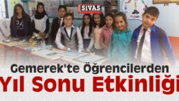 Gemerek’te Öğrencilerden Yıl Sonu Etkinliği