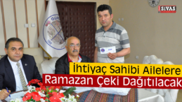 Gürün’de 277 Aileye Ramazan Çeki Dağıtılacak