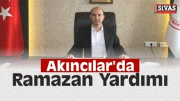 Akıncılar’da Ramazan Yardımı