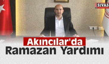 Akıncılar’da Ramazan Yardımı