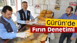 Gürün’de Zabıta Ekipleri Fırın Denetimi Yaptı