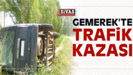 Gemerek İlçesinde Trafik Kazası