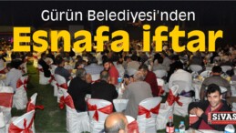 Gürün Belediyesi Esnafa İftar Verdi