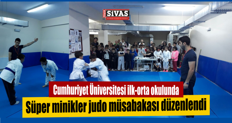 Süper Minikler Judo Müsabakası Düzenlendi