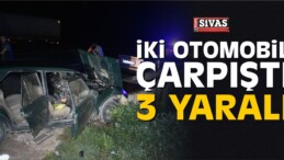 Suşehri’nde İki Otomobil Çarpıştı: 3 Yaralı