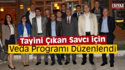 Suşehri’nde Tayini Çıkan Savcı İçin Veda Programı