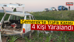 Sivas’ta Otomobil İle Hafif Ticari Araç Çarpıştı: 4 Yaralı