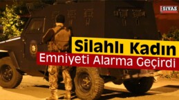 Kendisini Eve Kilitleyen Silahlı Kadın Polisi Alarma Geçirdi