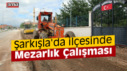 Şarkışla’da Mezarlık Çalışması