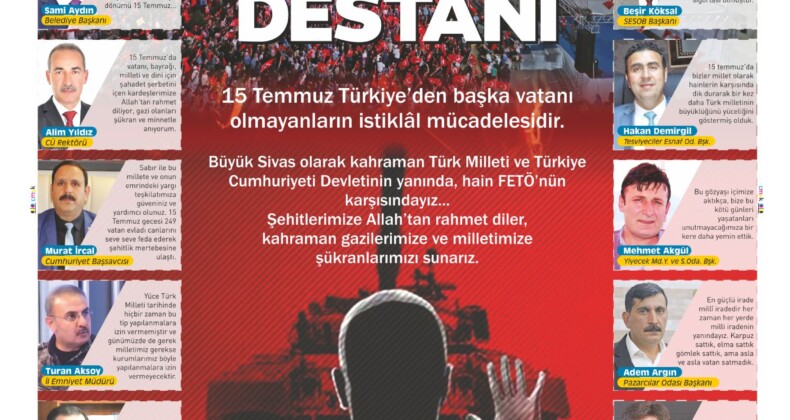 Büyük Sivas Gazetesi 15 Temmuz Sayısı Tüm Sivas’a Dağıtıldı