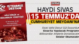 Sivas 15 Temmuz Milli Birlik ve Beraberlik Yürüyüşü