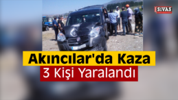 Akıncılar’da Trafik Kaza Meydana Geldi