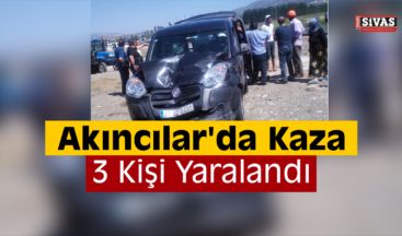 Akıncılar’da Trafik Kaza Meydana Geldi