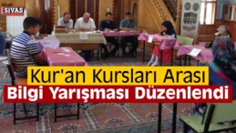 Ulaş’ta Kur’an Kursları Yarışacak