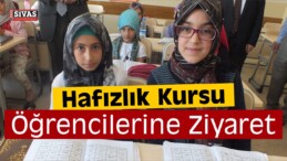 Altınsoy’dan Hafızlık Kursu Öğrencilerine Ziyaret