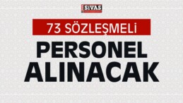 73 Sözleşmeli Personel Aranıyor