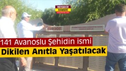 Avanoslu 141 Şehit İçin Anıt Dikildi