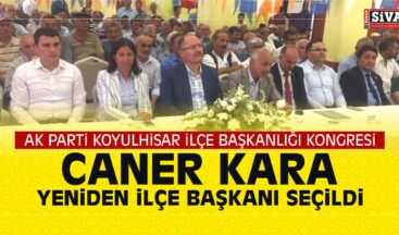 AK Parti Koyulhisar ilçe Başkanlığı Kongresi Gerçekleştirildi