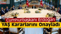 Erdoğan Yüksek Askeri Şura Kararlarını Onayladı