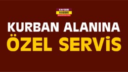 Kayseri’de Kurban Alanına Özel Servis