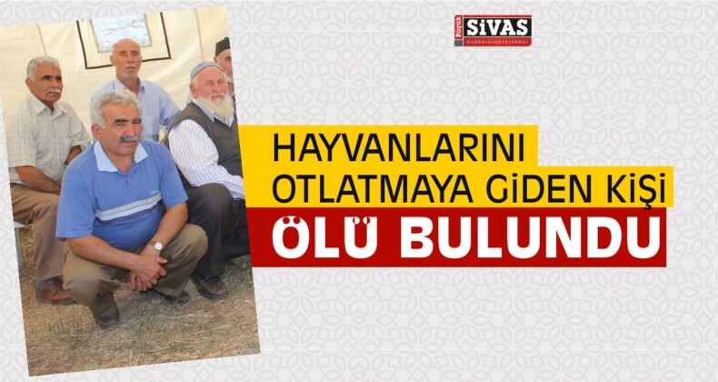 Hayvanlarını Otlatmaya Giden Kişi Ölü Bulundu