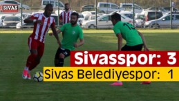 Sivasspor Hazırlık Maçında Sivas Belediyespor’u 3-1 Yendi