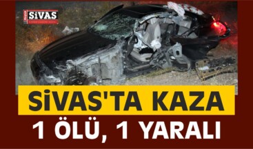 Sivas’ta Trafik Kazası: 1 Ölü, 1 Yaralı