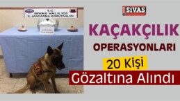 Sivas’ta Kaçakçılık Operasyonları