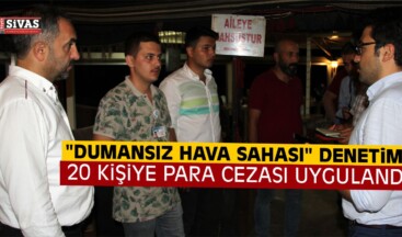 Suşehri’nde “Dumansız Hava Sahası” Denetimi