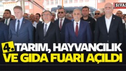 4. Sivas Tarım, Hayvancılık ve Gıda Fuarı Açıldı