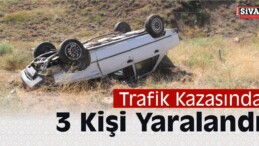 Mescitli Köyü Yakınlarında Trafik Kazasında 3 Kişi Yaralandı