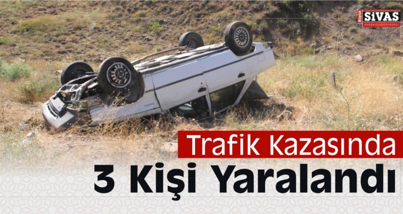 Mescitli Köyü Yakınlarında Trafik Kazasında 3 Kişi Yaralandı