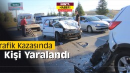 Seydişehir’de Trafik Kazası: 1 Yaralı