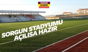 Sorgun Stadyumu Açılışa Hazır