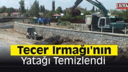 Tecer Irmağı’nın Yatağı Temizlendi