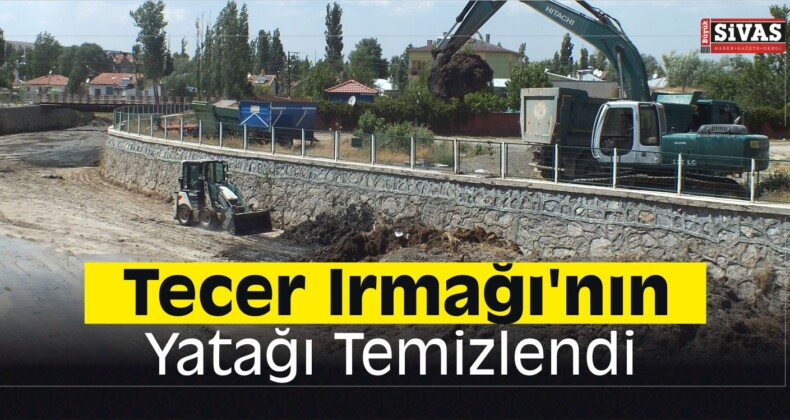 Tecer Irmağı’nın Yatağı Temizlendi