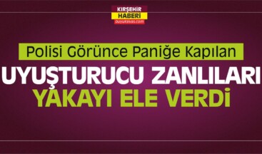 Polisi Görünce Paniğe Kapılan Uyuşturucu Zanlıları Yakayı Ele Verdi