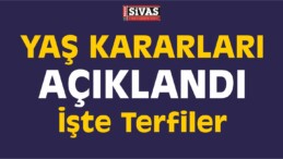 YAŞ Kararları Açıklandı! İşte Terfiler