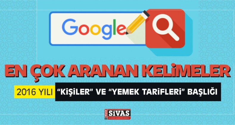 En Çok Aranan Kelimeler 2016 Yılı “Kişiler” ve “Yemek Tarifleri” Başlığı