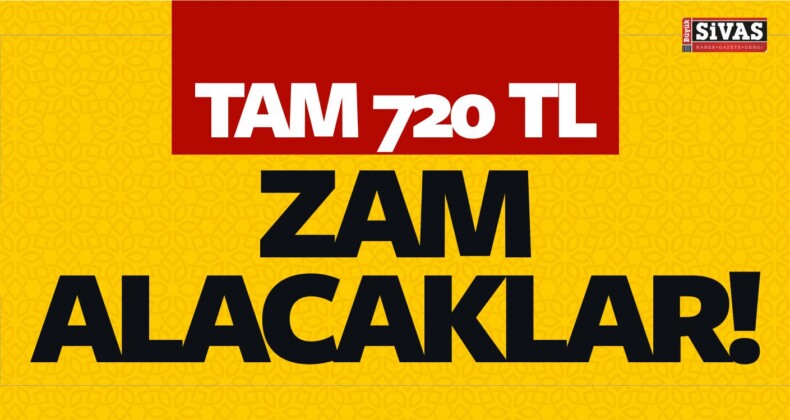 Emeklilere Müjde! Tam 720 TL Zam Alacaklar!