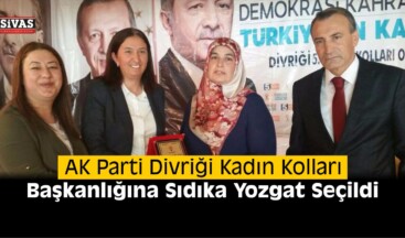 AK Parti Divriği İlçe Kadın Kolları 5. Olağan Kongresi Yapıldı