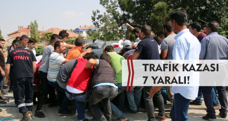 Sivas’ta Trafik Kazası: 7 Yaralı