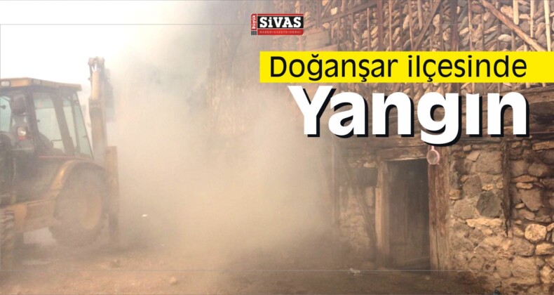 Doğanşar ilçesinde Yangın